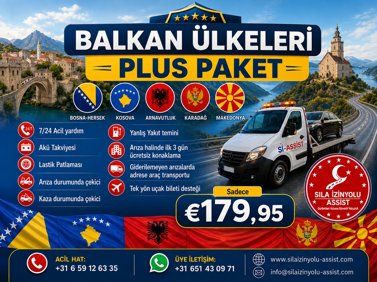 Sıla Yolu Balkan Ülkeleri Plus Paket €179,95,-