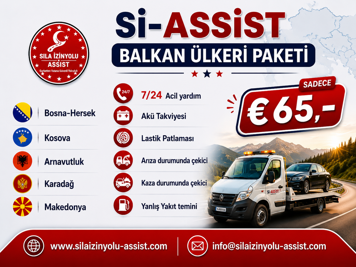 ⁠Balkan Ülkeleri Standart Paket €65