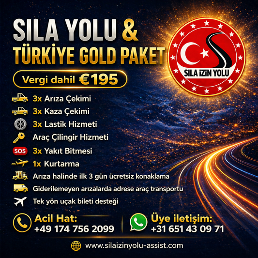 Sıla Yolu & Türkiye Gold Paket €195,00               Ehliyet no,Türkiye İl ve İlçe ekleyiniz