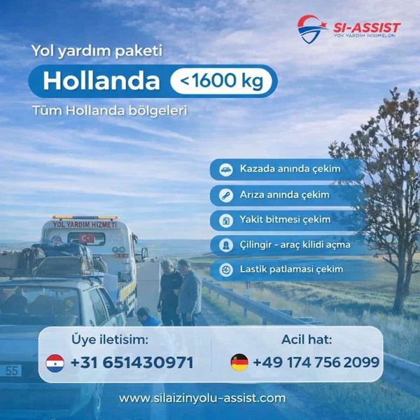 Hollanda < Katagorie 1600 kg Pechhulp/ Niet geldig in woonplaats                  €85,00 per jaar