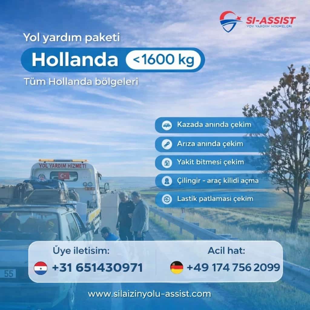 Hollanda < Katagorie 1600 kg Pechhulp/ Niet geldig in woonplaats                  €85,00 per jaar