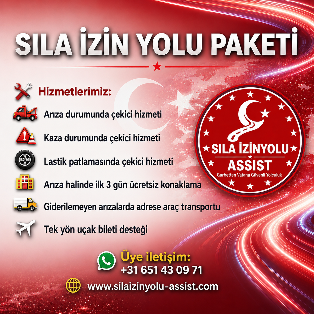 Sıla Yolu Paketi €130,00